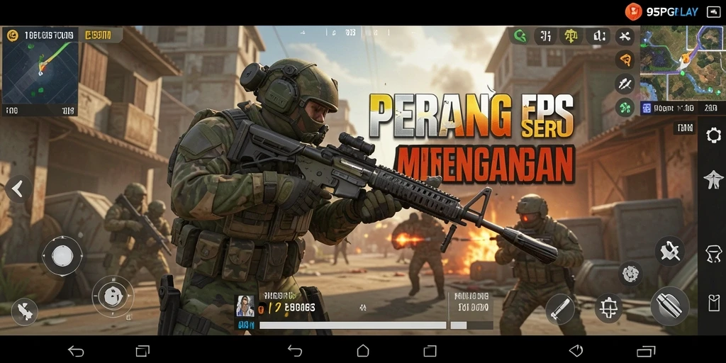 Screenshot gameplay 95PGPLAY yang intens dan mendebarkan.