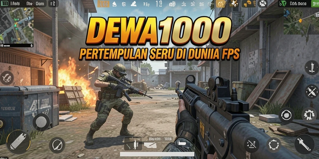 Tampilan menarik dari gameplay menegangkan DEWA1000.