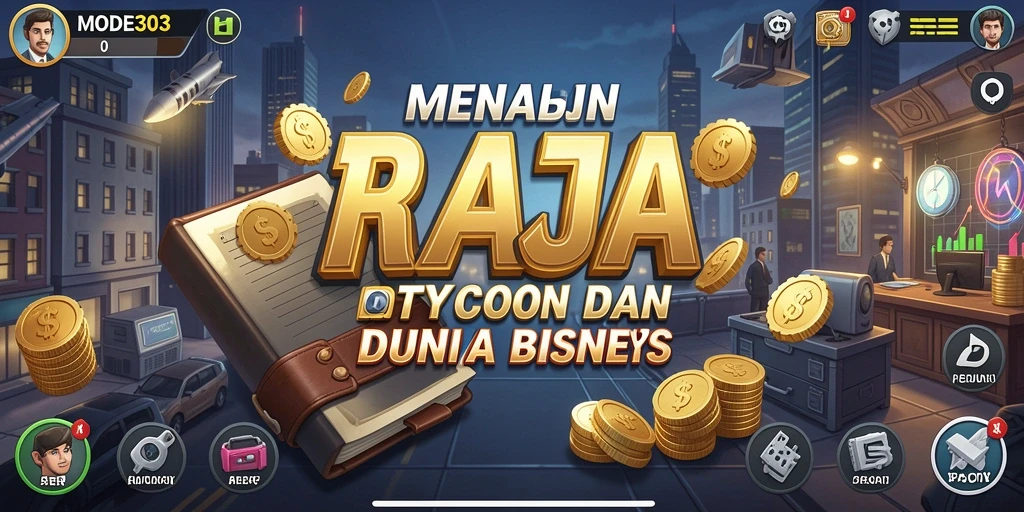 Screenshot utama MODE303 menampilkan gameplay Tycoon yang seru.