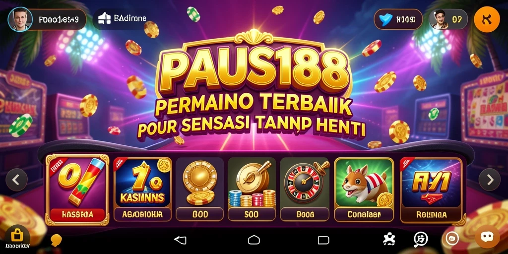 Tampilan gameplay PAUS188 yang menarik dan interaktif dalam permainan Kasino.