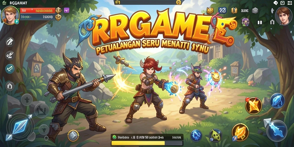 Tangkapan layar RPGAME menampilkan aksi petualangan yang mendebarkan.